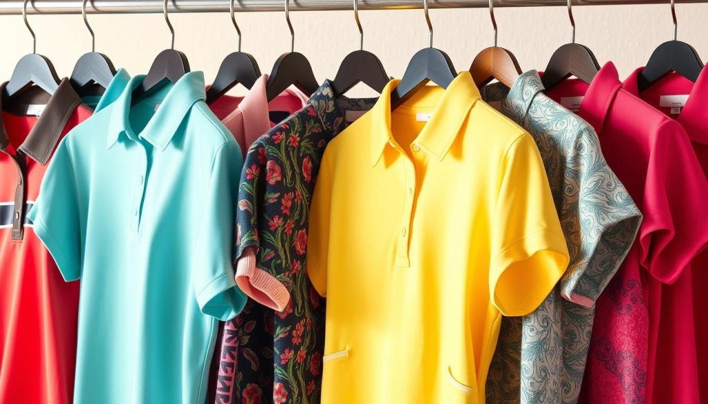 Women's golf polo shirts